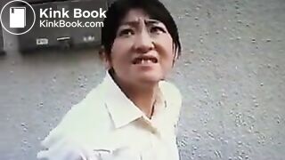 japanese girl enema pantyhose in public