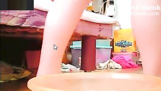 Chinese Webcam Girl Massive Bowel Movement in Bucket