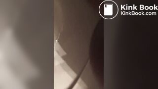 Big ebony booty poop