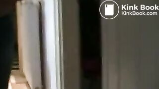 desperate poop in the laundry room