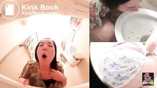 Sick Japanese women caught shitting and puking in toilets