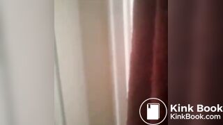 Sister caught pooping