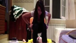 College girls shitting on a daddy - part 6