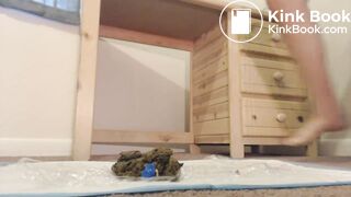 Shitting on tiny man