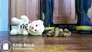 teddy bear stomp under poop
