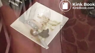 Domme porn shit eating