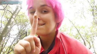 Shitting in the woods - video 9