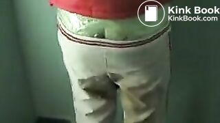 Dany massive public pants \ panty pooping