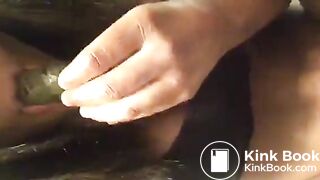 Ebony Shits Smears and Eats