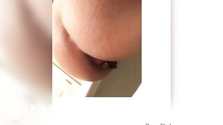 Huge poop from her ass