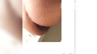 Huge poop from her ass