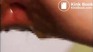 3 girls rectal cam, anal, and shitty cumfart in glass