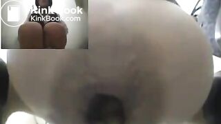 Scat pooping in the toilet 02