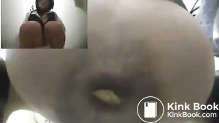 Scat pooping in the toilet 02