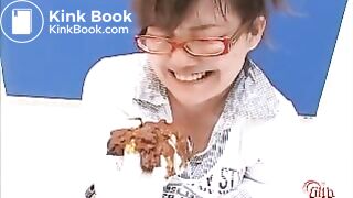 Japanese girl is unloading a huge turd - part 10