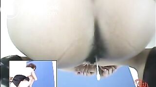 Japanese girl is unloading a huge turd - part 10