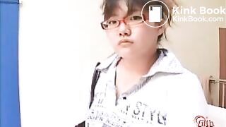 Japanese girl is unloading a huge turd - part 10