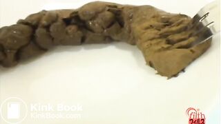 Eating, shitting and examine