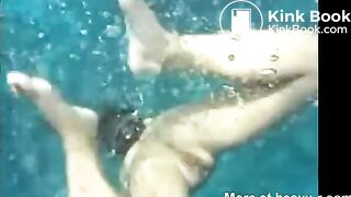 Underwater scat plus anal fist