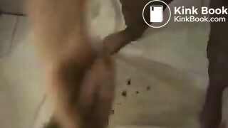 Pooping in Fishnet Tights