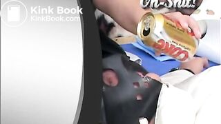 STEADY DUMPING SHIT IN HIS MOUTH