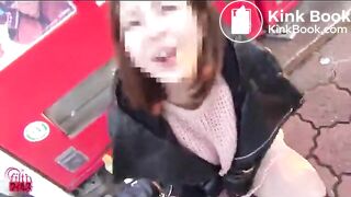 Her moaning as she pushed it out was very erotic