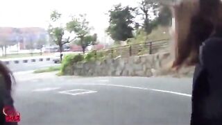 Her moaning as she pushed it out was very erotic