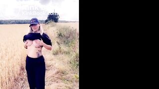 Flashing in the fields, Lana HuckabyBabestation, Summer_Fox Milf Latvian