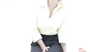 Girl looked happy to have her constipation relieved so well by the enema