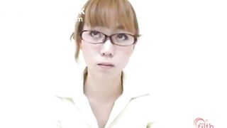 Girl looked happy to have her constipation relieved so well by the enema