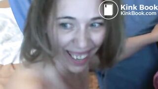 MILF licks shit from fingers very nasty