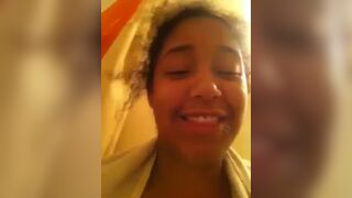 Ebony records herself shitting and shows it (Part 2)