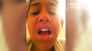 Ebony records herself shitting and shows it (Part 2)