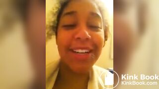 Ebony records herself shitting and shows it (Part 2)