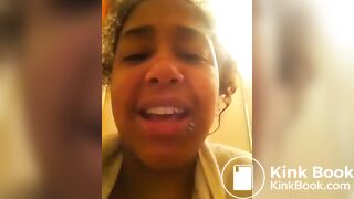 Ebony records herself shitting and shows it (Part 2)