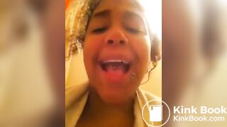 Ebony records herself shitting and shows it (Part 2)