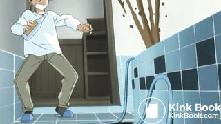 Purple Hair Lady gets an enema[Scat Hentai]