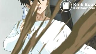 Purple Hair Lady gets an enema[Scat Hentai]