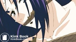 Purple Hair Lady gets an enema[Scat Hentai]