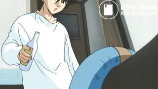 Purple Hair Lady gets an enema[Scat Hentai]