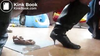 Beautiful black shitting and pissing