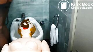 fucking scat doll and cum in scat