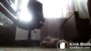 Russian girl shitting quickly