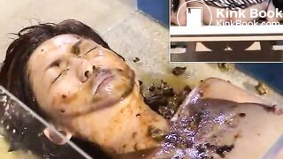 Punishment for toilet slave who tryed to disobey his mistress