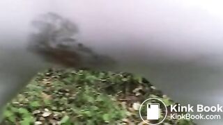 Another pair of white leggings becomes the victim