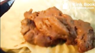 Mature BBW shits big loads...