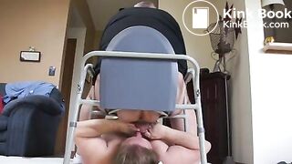bbw mistress shitting on her slave