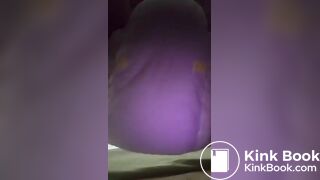 Girl poops her goodnite again