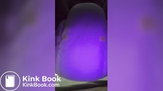 Girl poops her goodnite again