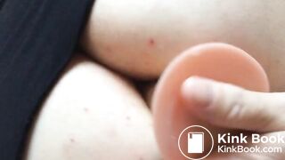 Shitty toy out her arse